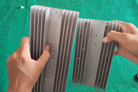 Aluminium heat sink untuk pendinginan komponen elektronik