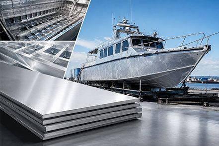Plat aluminium 5083 grade marinemarine untuk pembuatan kapal laut