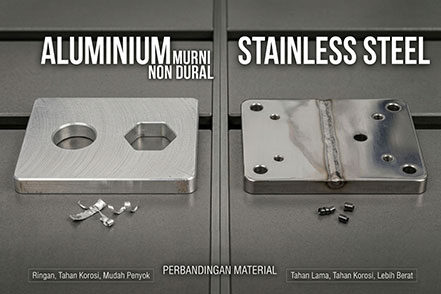 Perbedaan aluminium dan stainless steel mana lebih baik