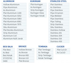 Jual Alumunium Dural